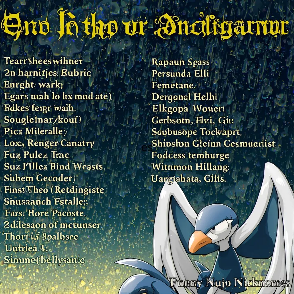 Funny Gallade Nicknames