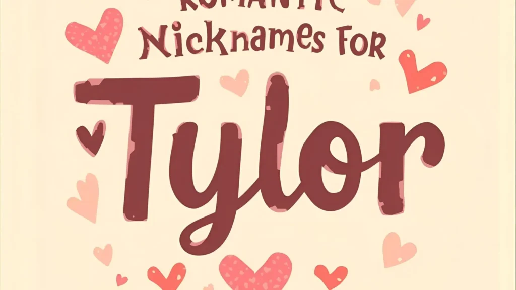 Romantic Nicknames for Tyler the Creator
