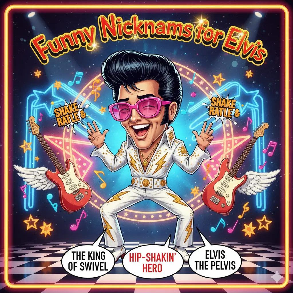 Funny Nicknames for Elvis 