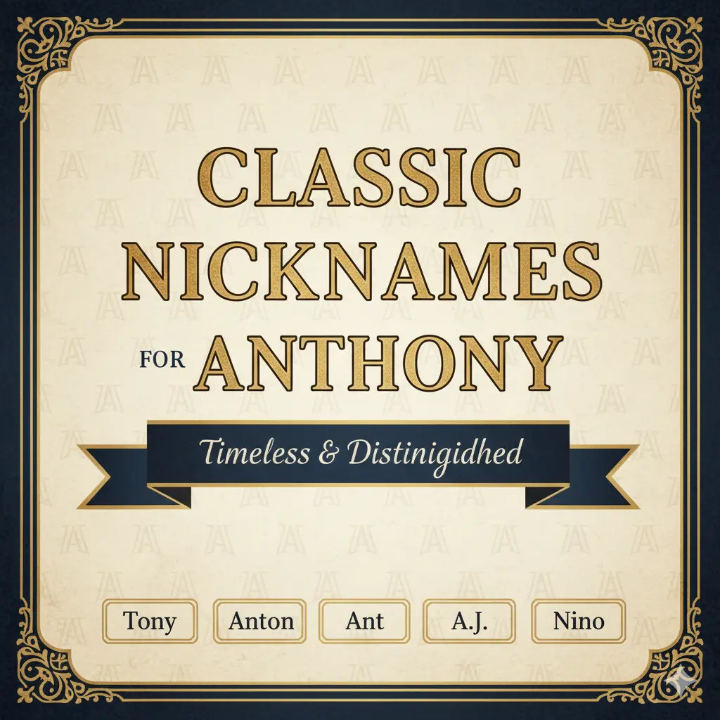 Classic Nicknames for Anthony