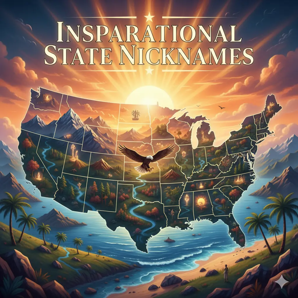  Inspirational State Nicknames