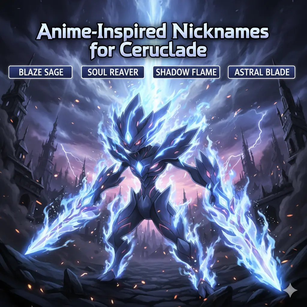 Anime-Inspired Nicknames for Ceruledge
