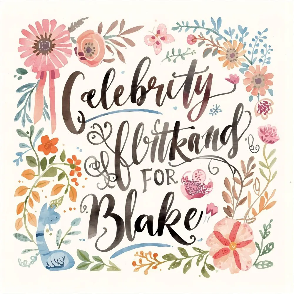 Celebrity-Inspired Nicknames for Blake 