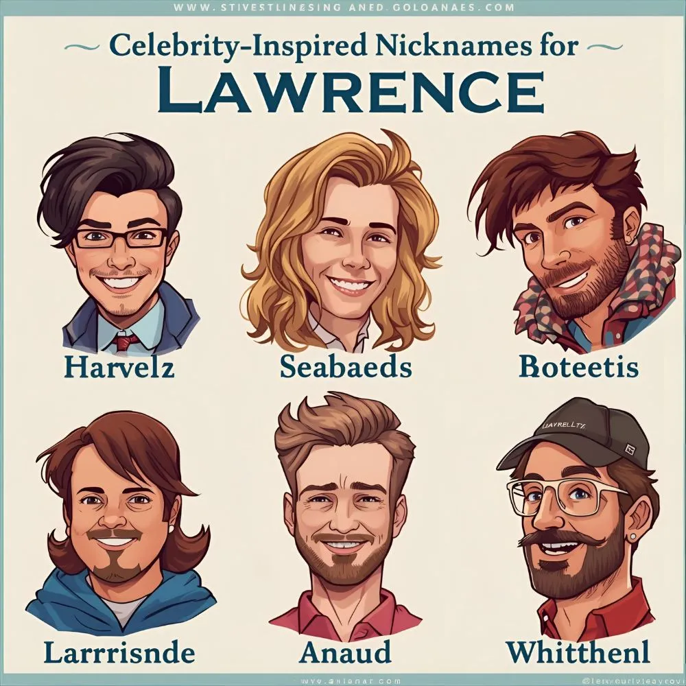  Celebrity-Inspired Nicknames for Lawrence