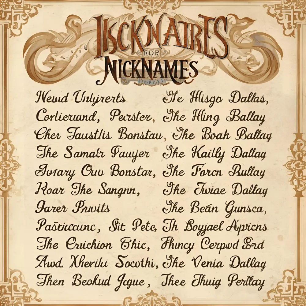 Cool Nicknames for Dallas