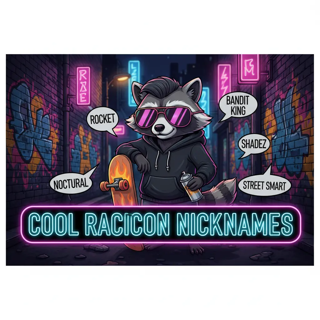 Cool Raccoon Nicknames