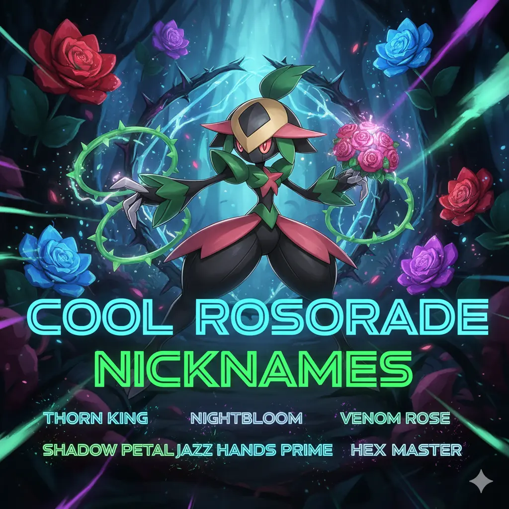 Cool Roserade Nicknames