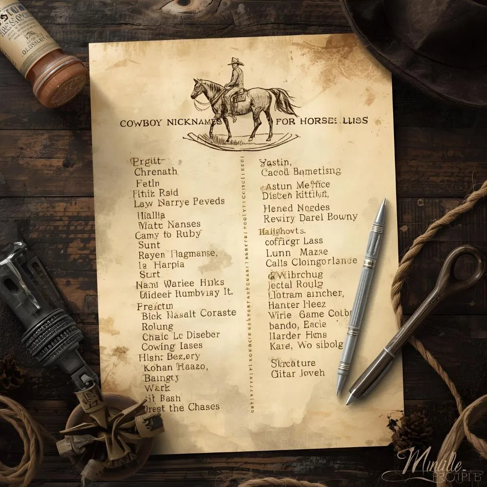 Cowboy Nicknames for Horses