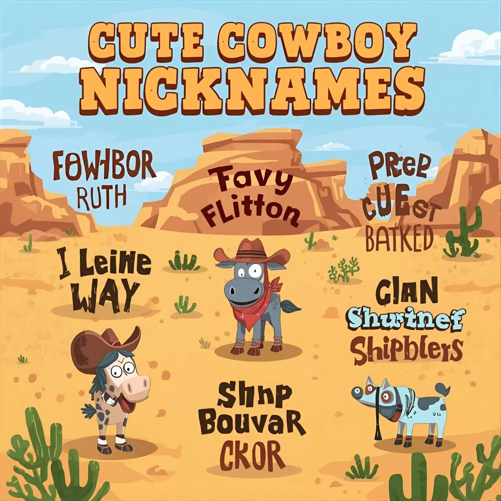 Cute Cowboy Nicknames