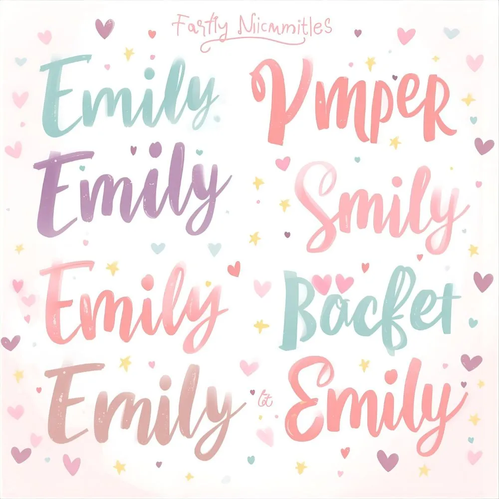 Cute Nicknames for Emily