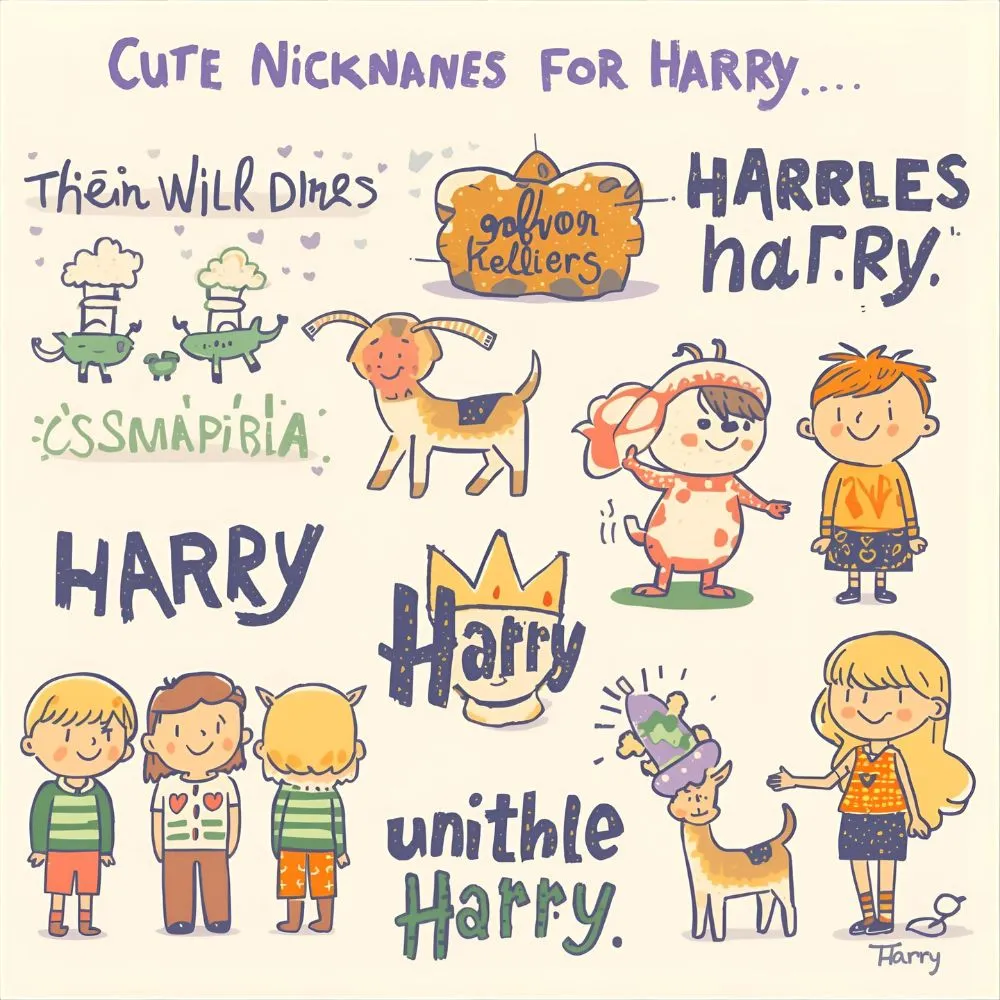 Cute Nicknames for Harry