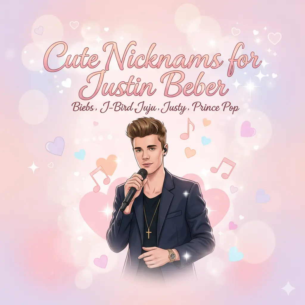 Cute Nicknames for Justin Bieber 
