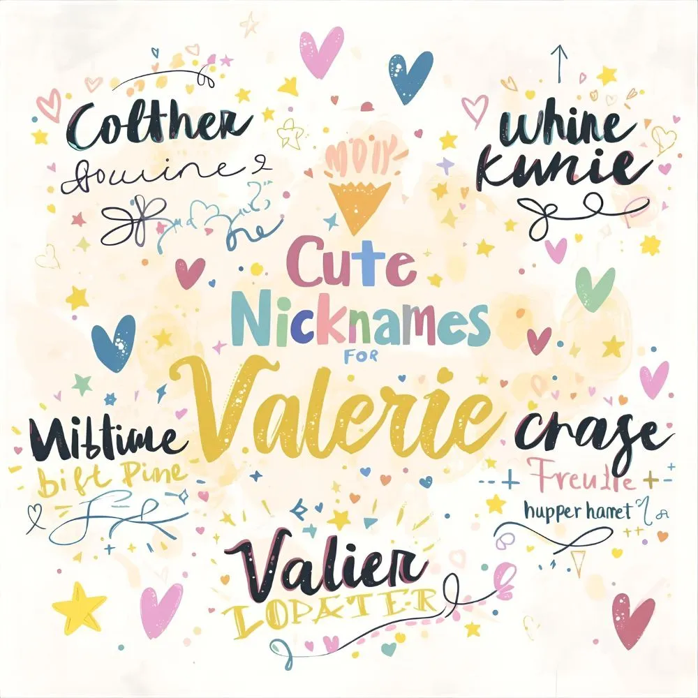 Cute Nicknames for Valerie
