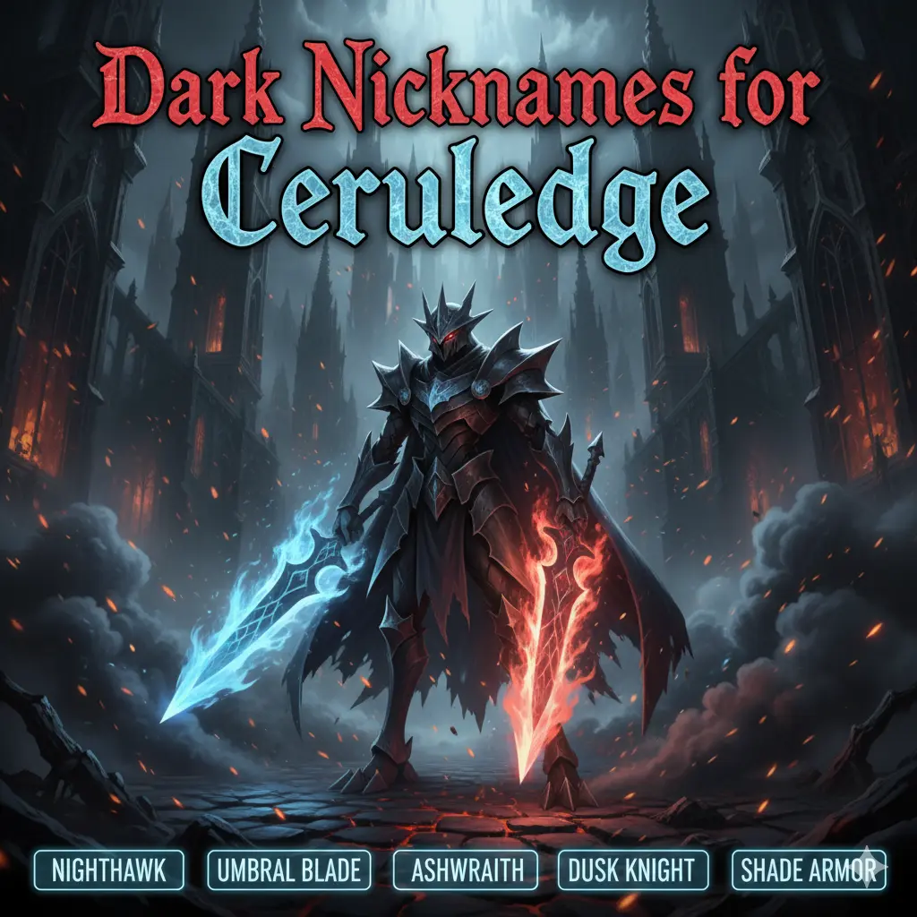 Dark Nicknames for Ceruledge
