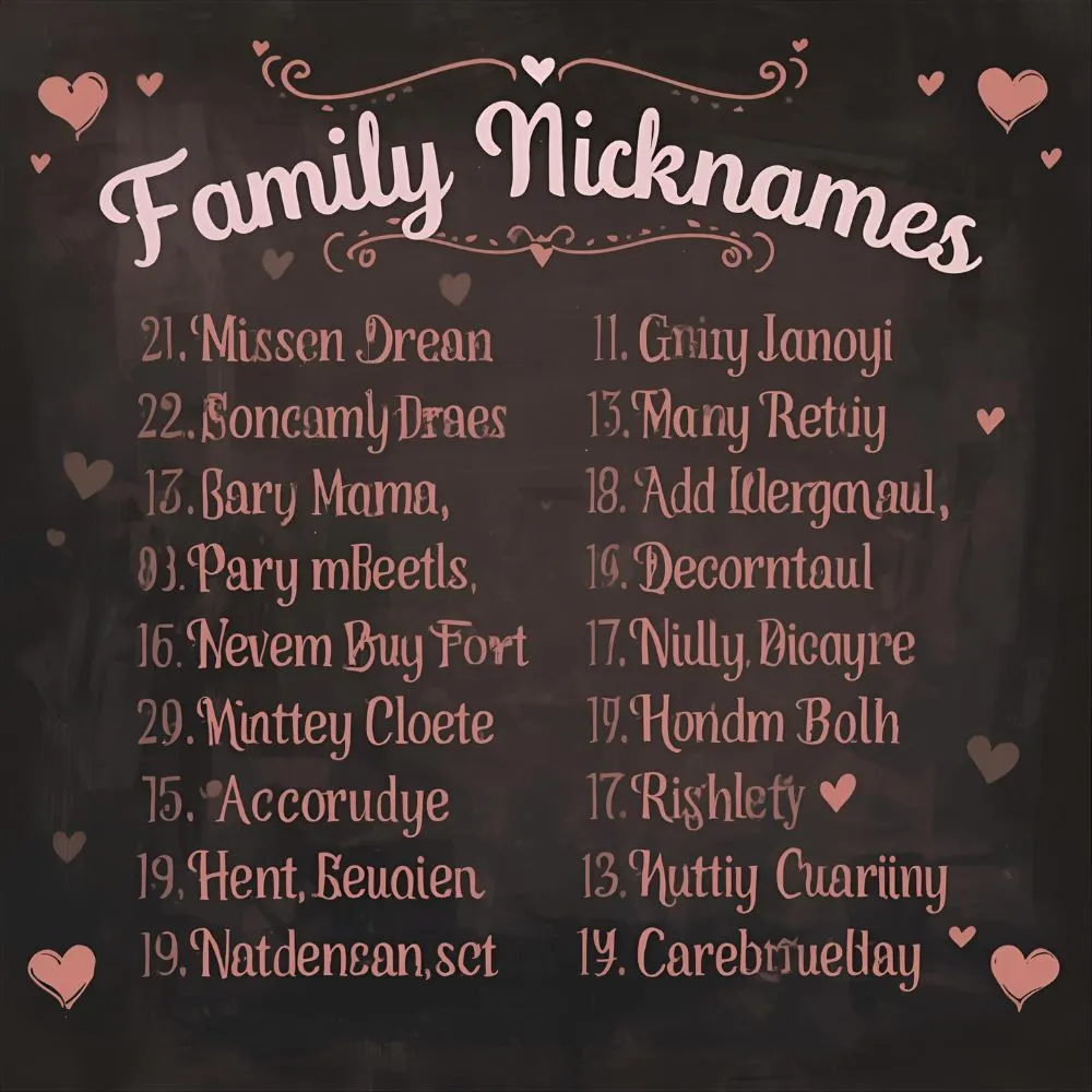 Family Nicknames for Emily