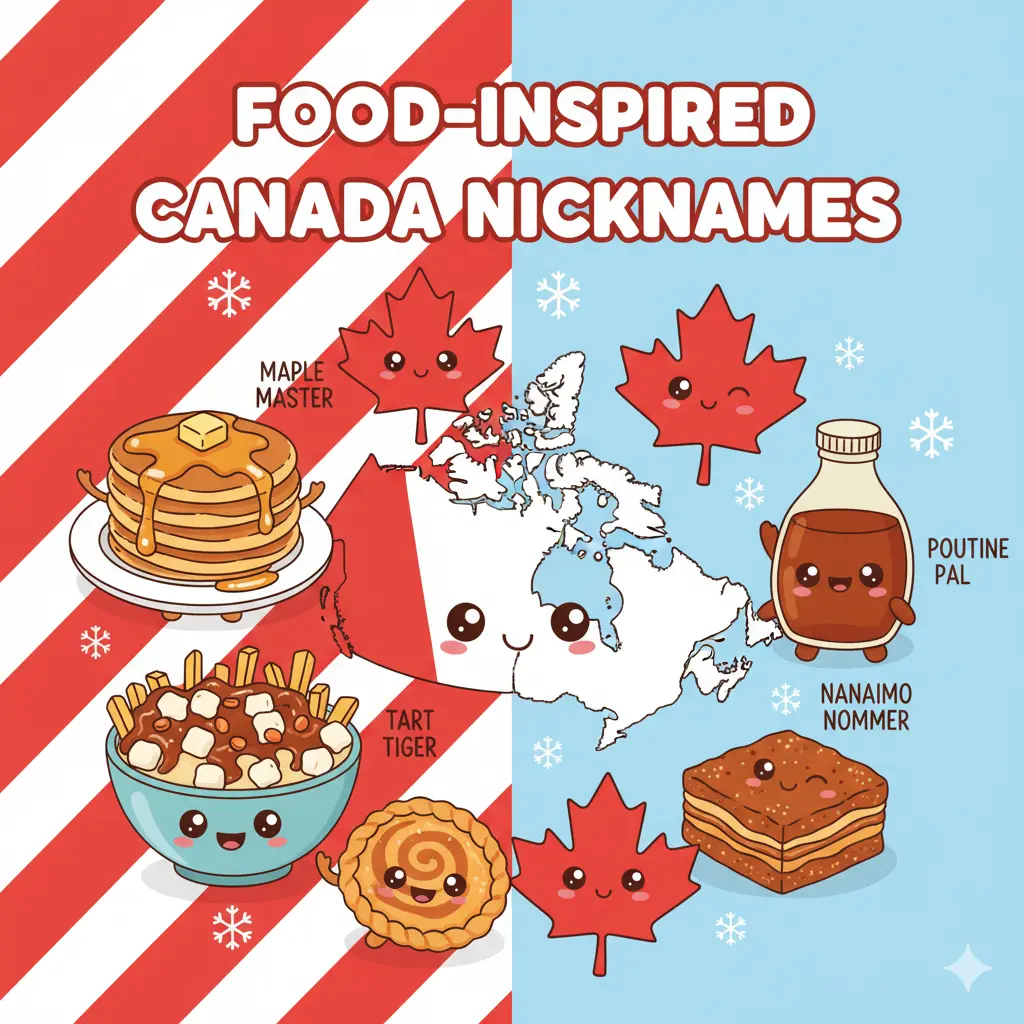 Food-Inspired Canada Nicknames