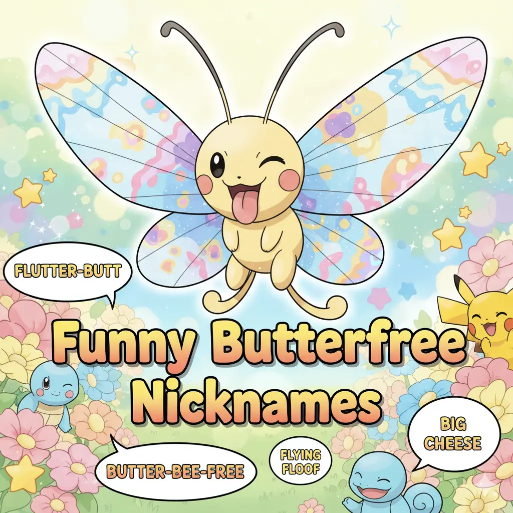 Funny Butterfree Nicknames