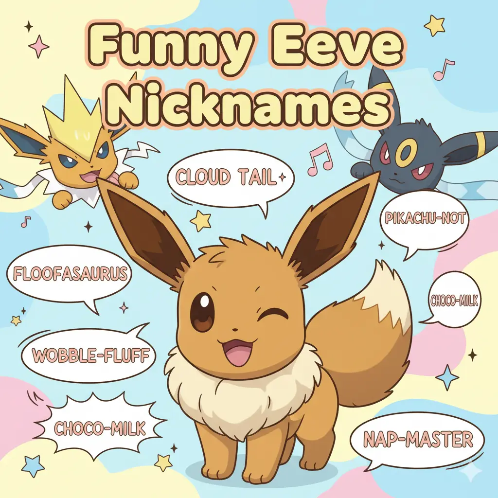 Funny Eevee Nicknames