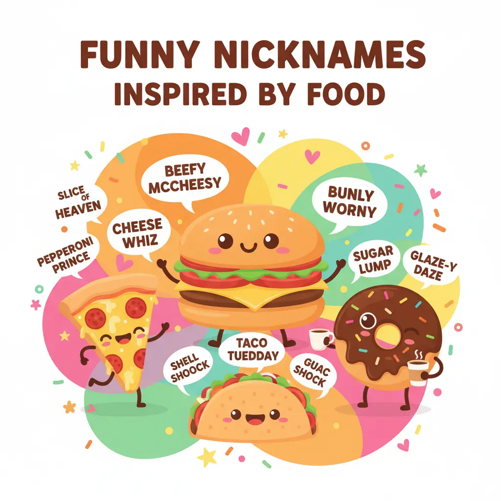 Funny Nicknames Inspired by Food