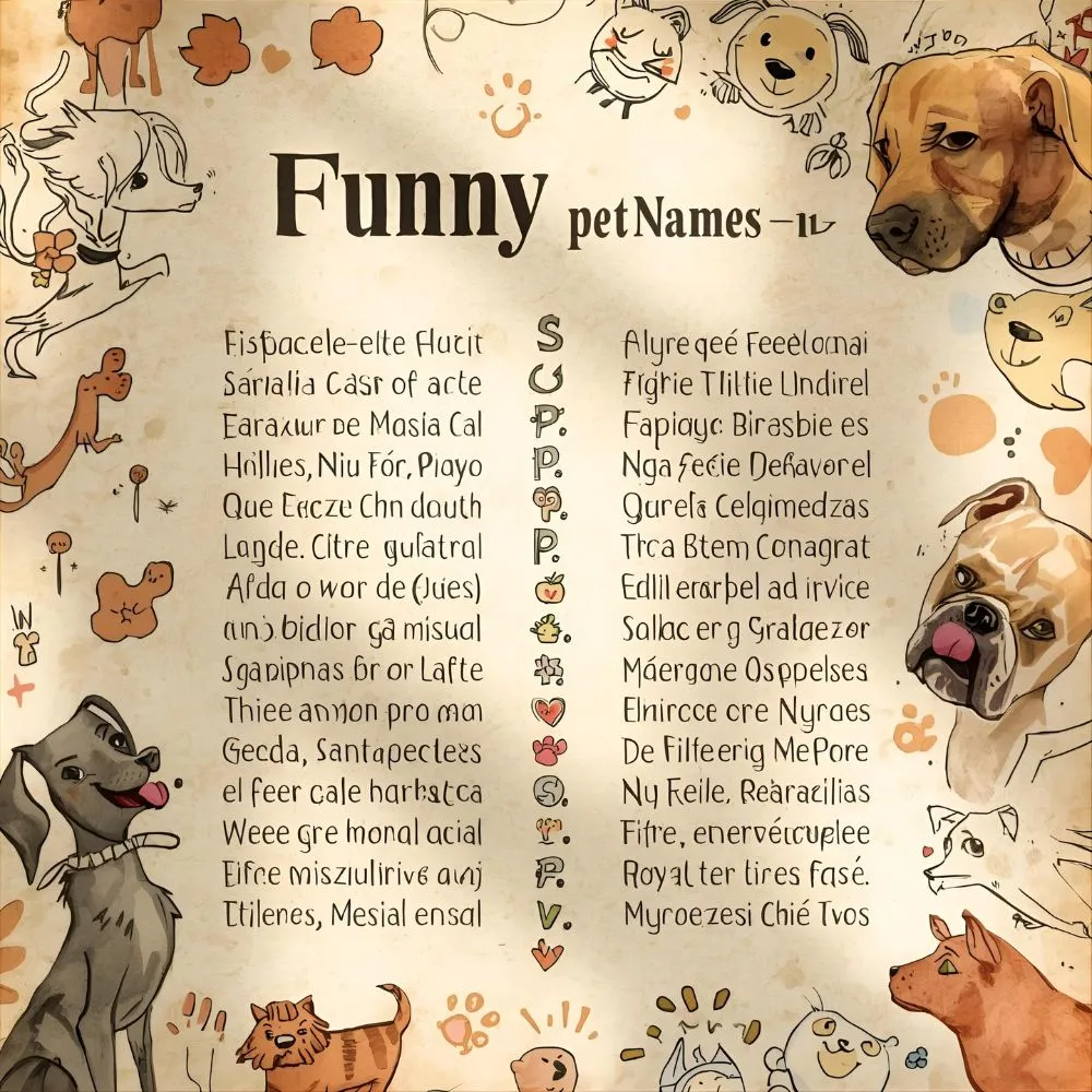Funny Pet Names in Spanish