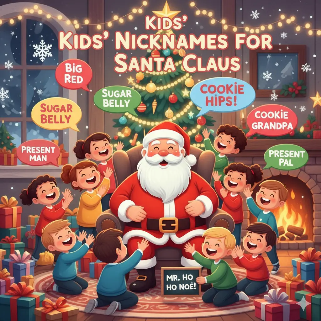  Kids’ Nicknames for Santa Claus