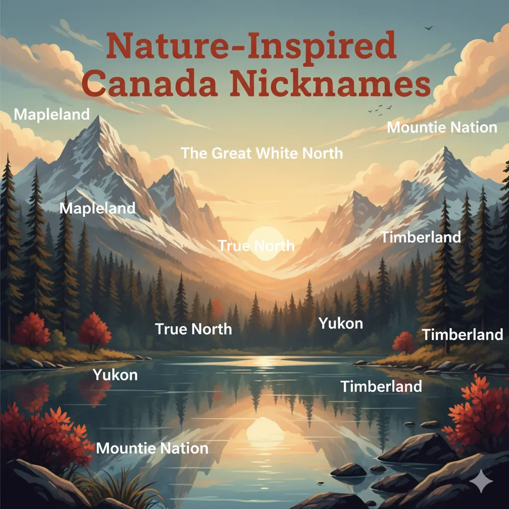 Nature-Inspired Canada Nicknames