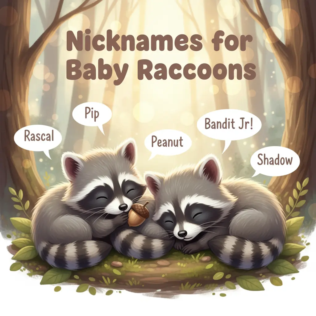 Nicknames for Baby Raccoons