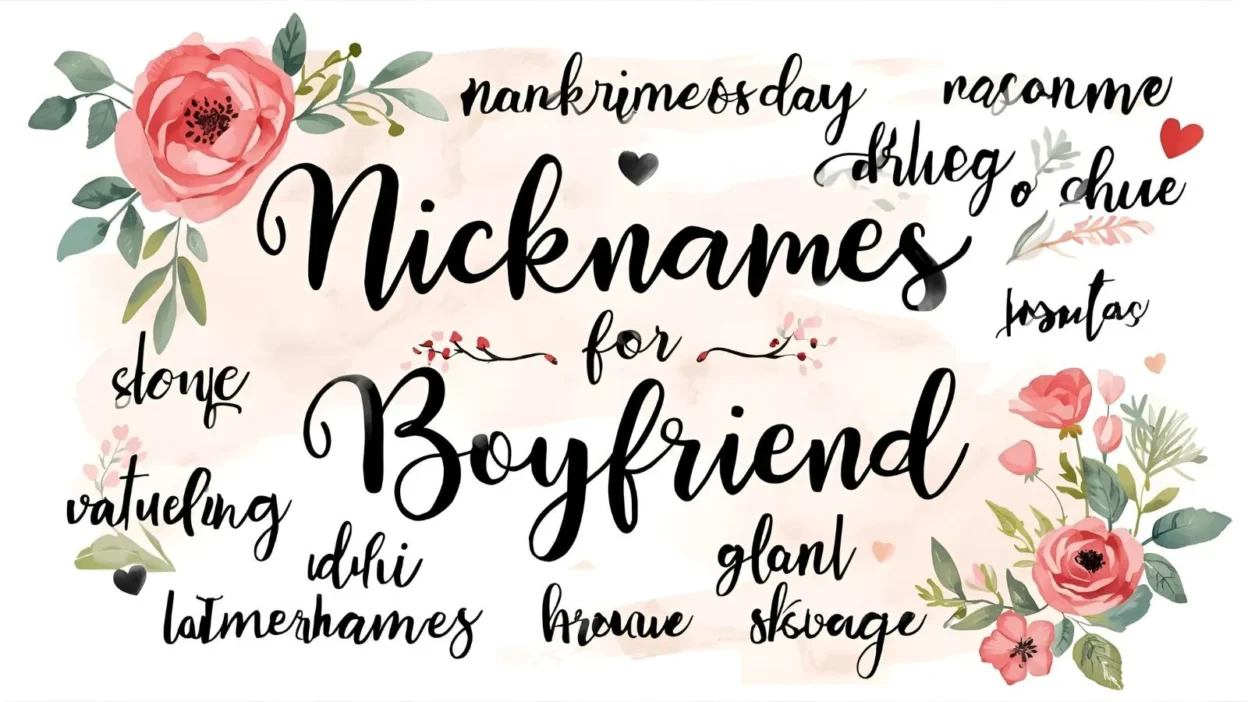Nicknames for Boyfriend