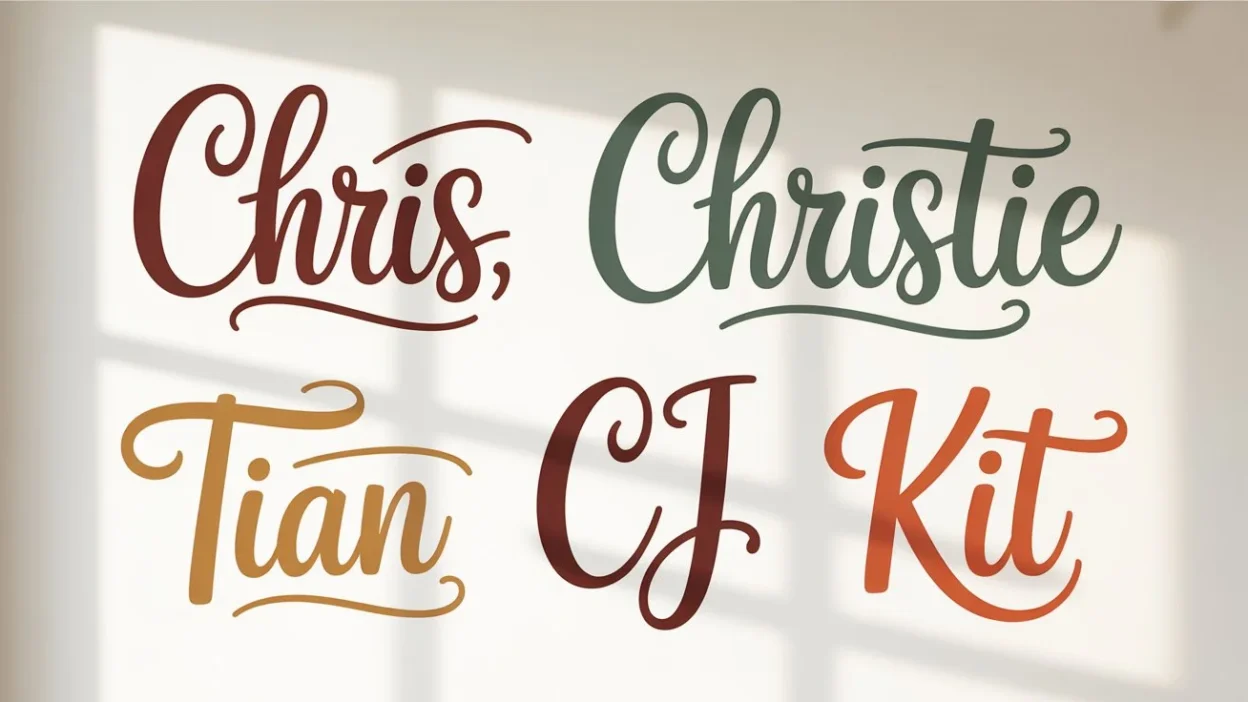 Nicknames for Christian