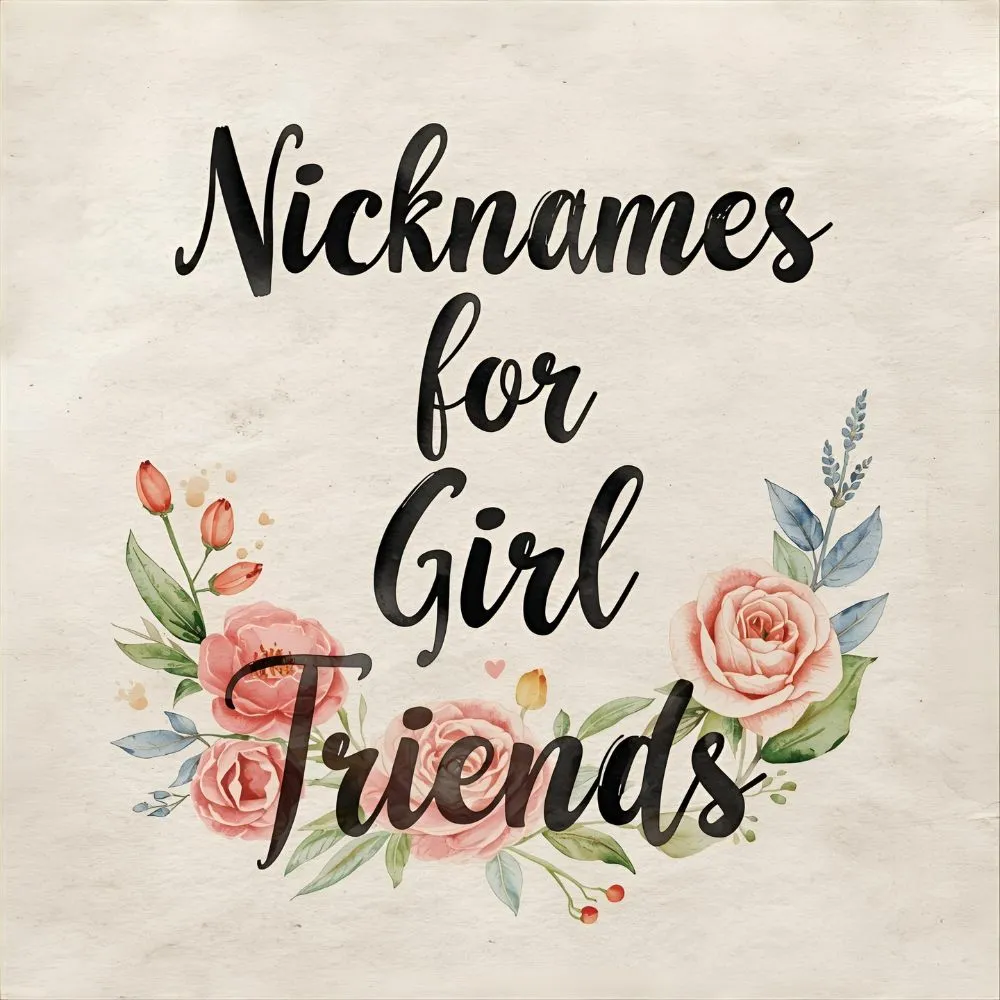 Nicknames for Girl Best Friends