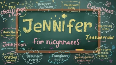 Nicknames for Jennifer