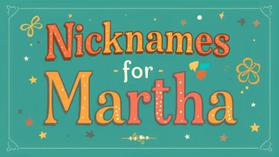 Nicknames for Martha