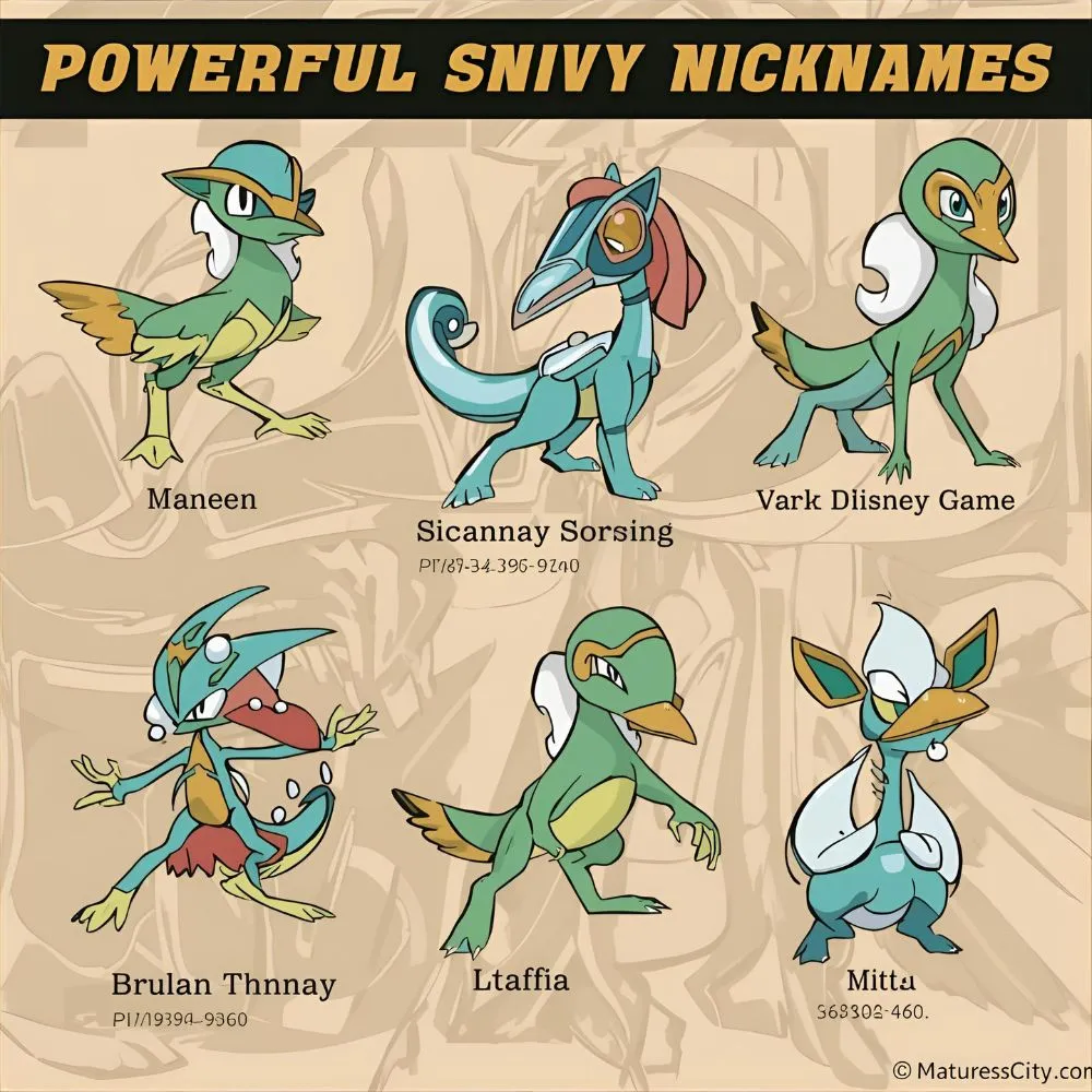 Powerful Snivy Nicknames