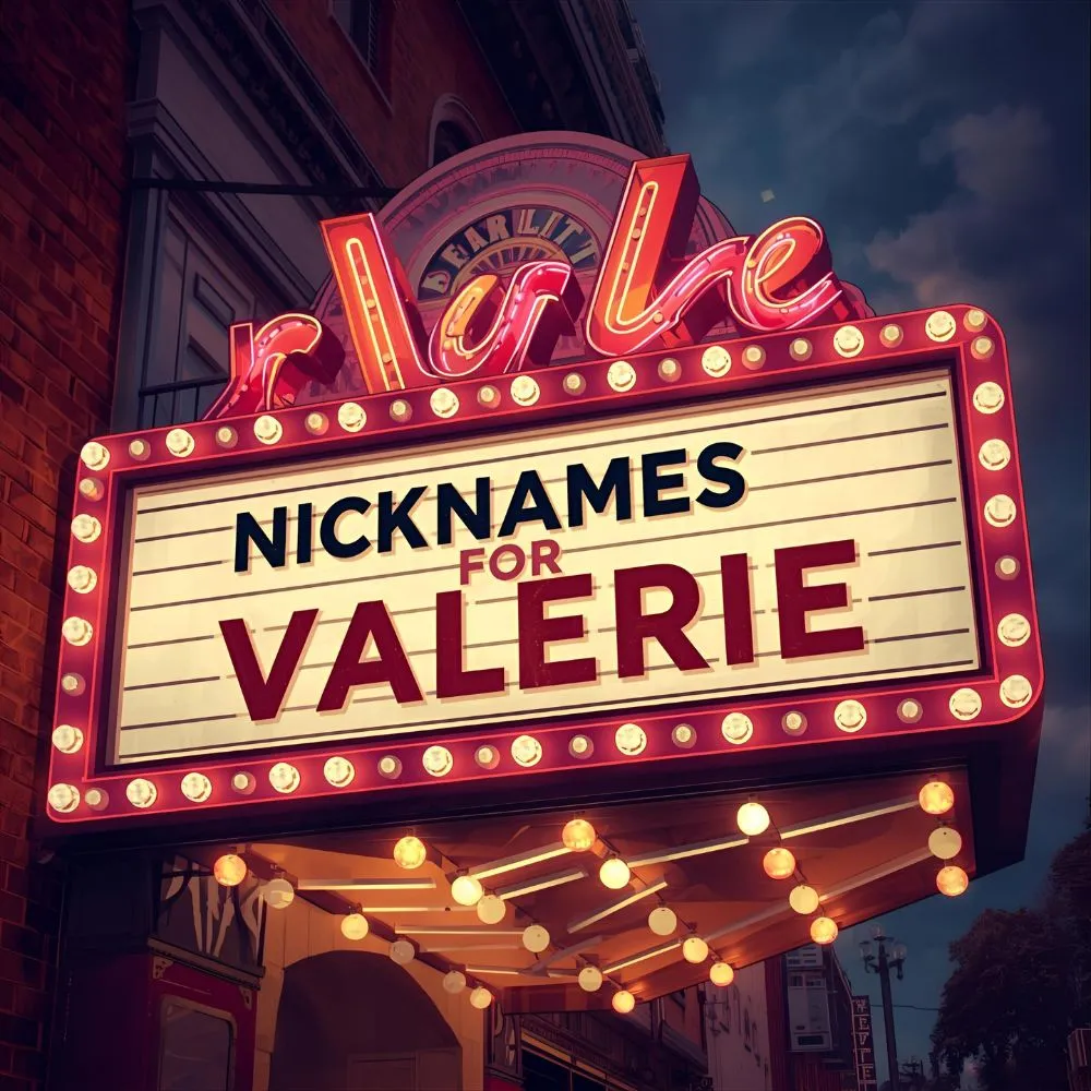 Rare Nicknames for Valerie
