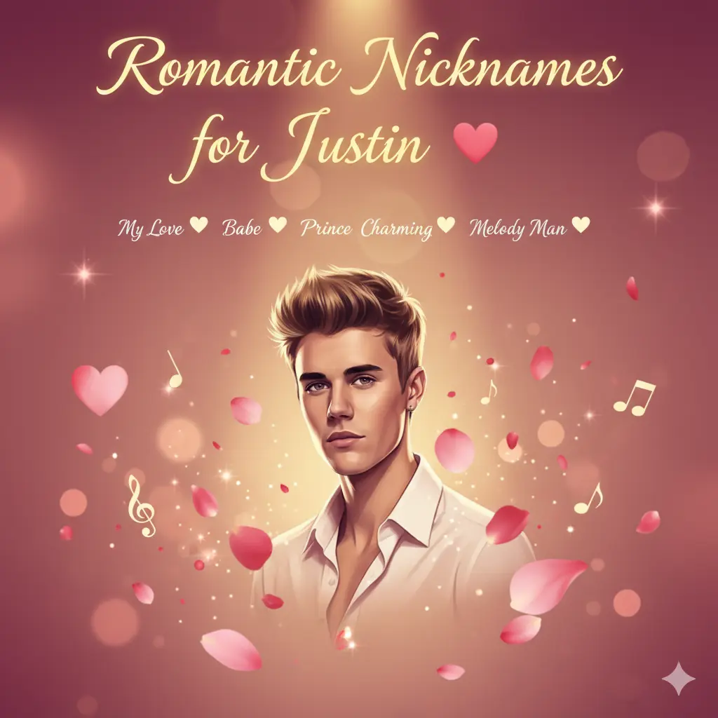 Romantic Nicknames for Justin Bieber