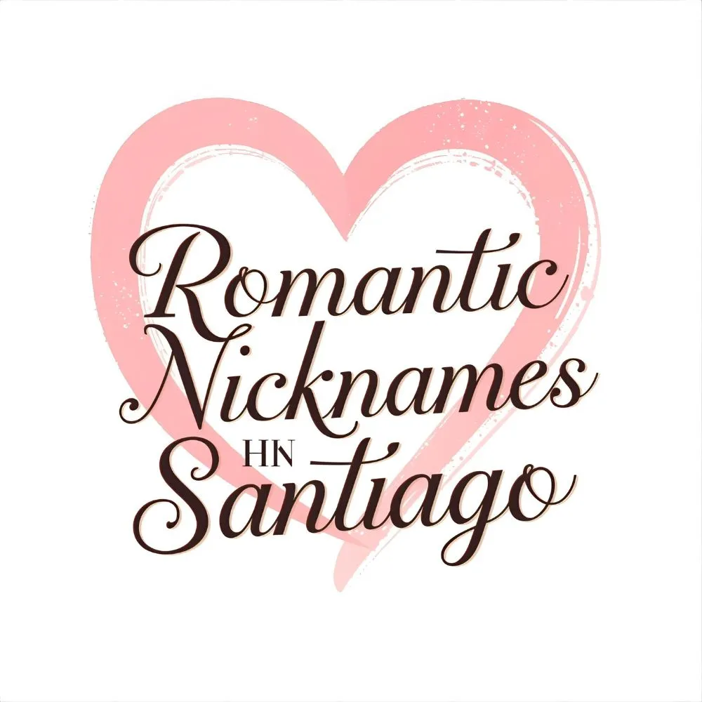 Romantic Nicknames for Santiago