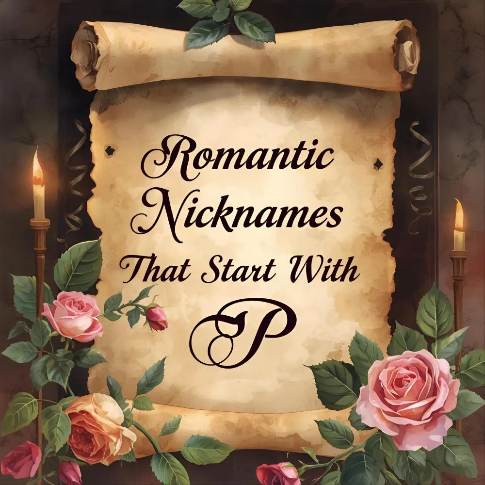 Romantic Nicknames That Start With P