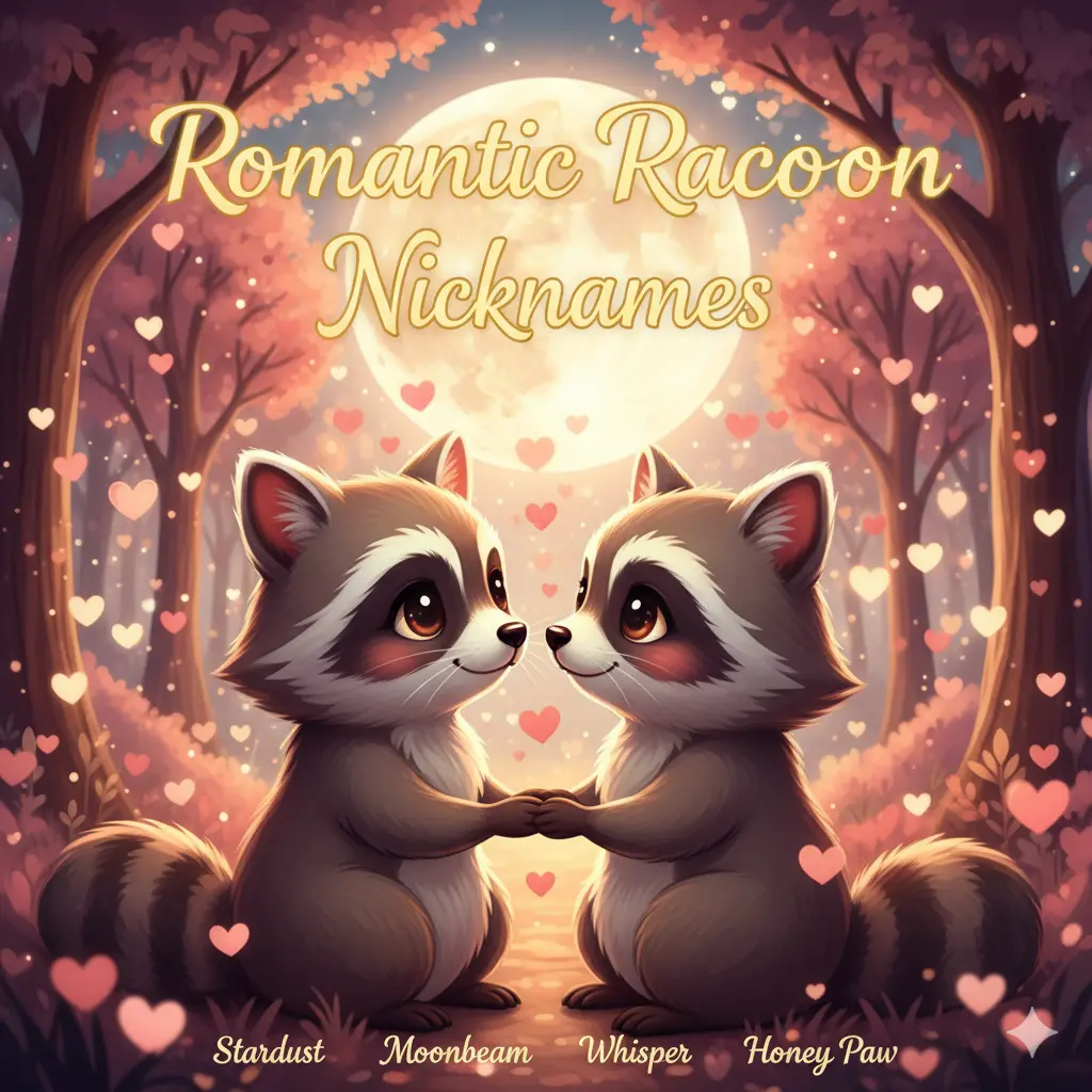Romantic Raccoon Nicknames