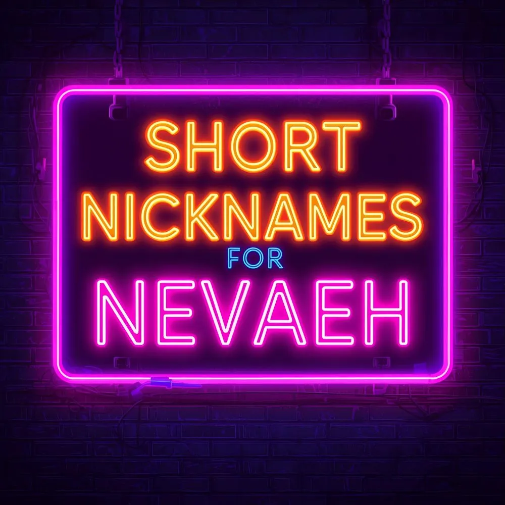 Short Nicknames for Nevaeh