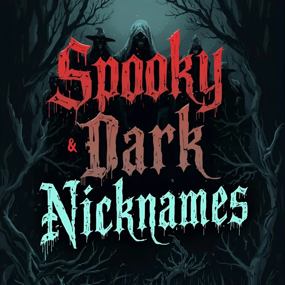 Spooky & Scary Dark Nicknames
