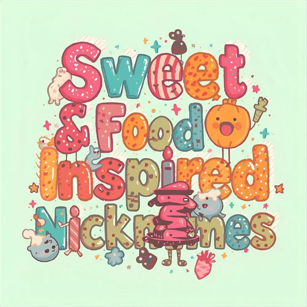 Sweet & Food-Inspired Nicknames