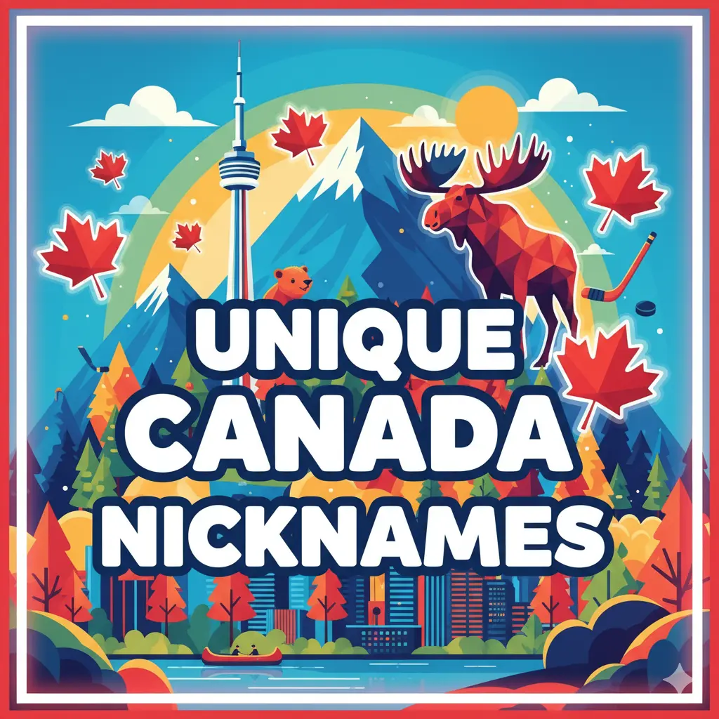 Unique Canada Nicknames