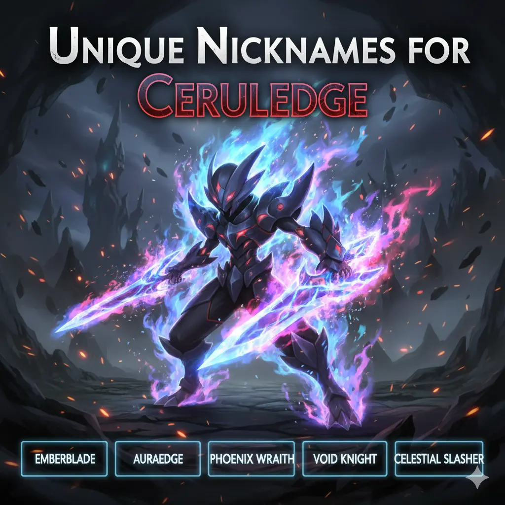 Unique Nicknames for Ceruledge