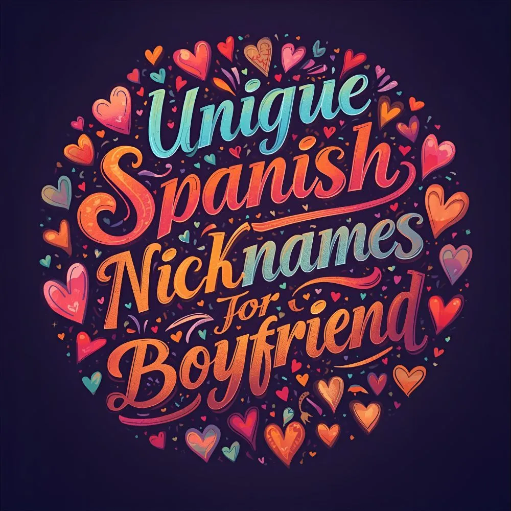 Unique Spanish Nicknames for Boyfriend