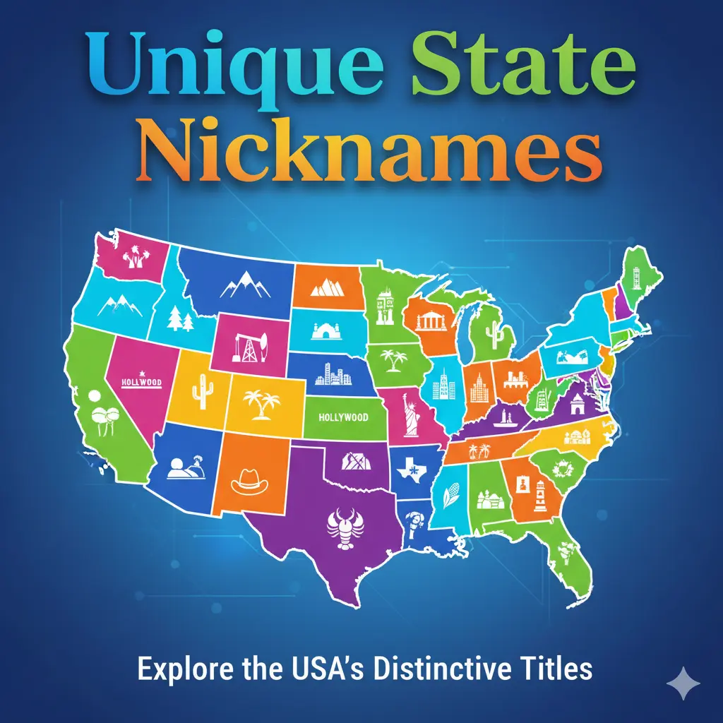 Unique State Nicknames