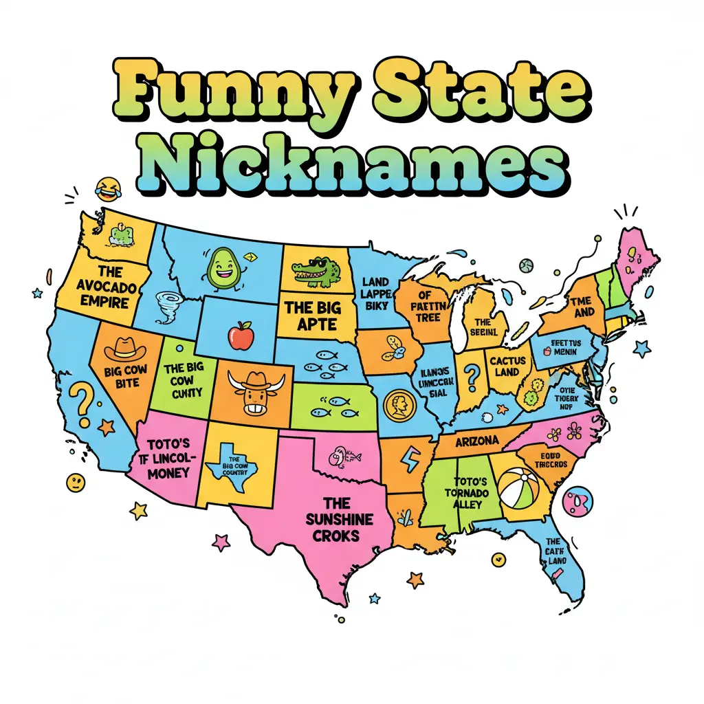  Funny State Nicknames