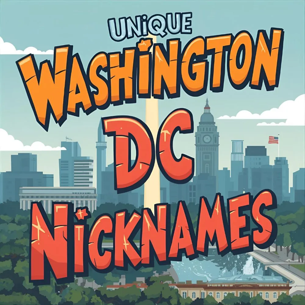 Unique Washington DC Nicknames