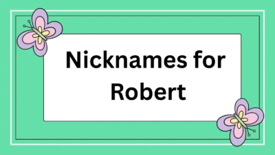 Nicknames for Robert