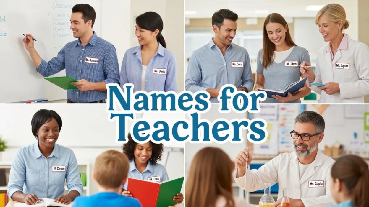 Names for Teachers